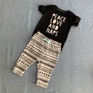 Cat & Jack, Peace, Love and Naps set